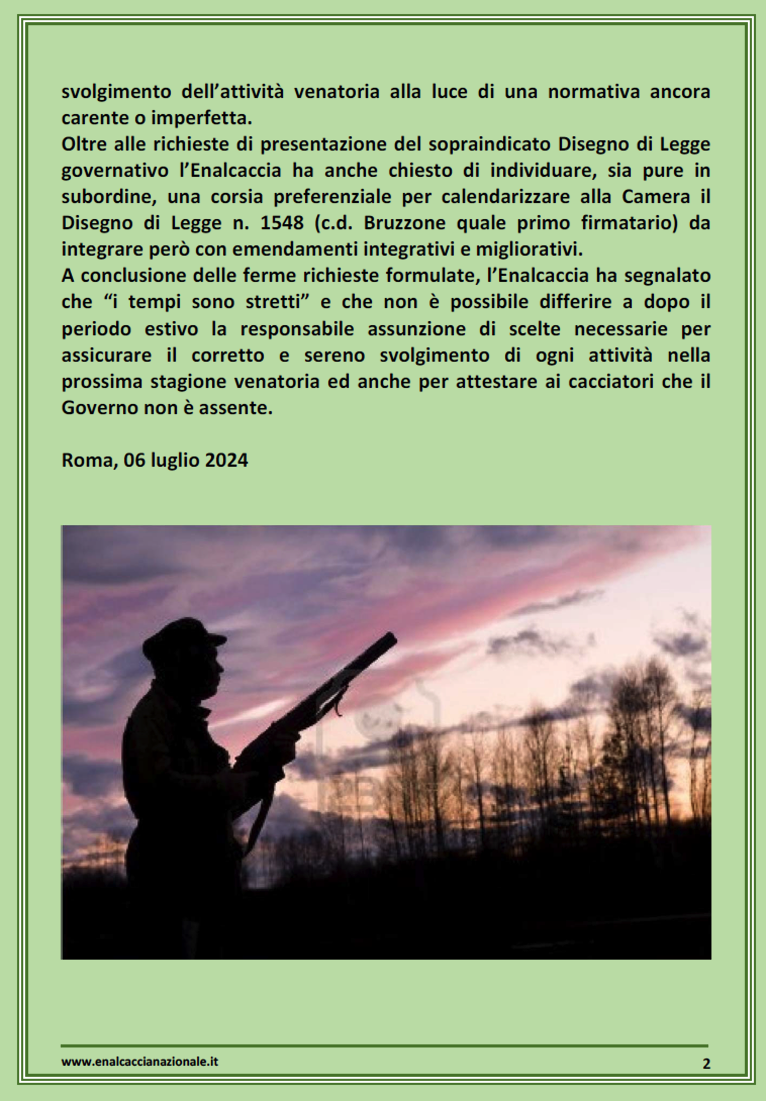 Foglio Notizie Il Becaccino - Nr. 5/2024